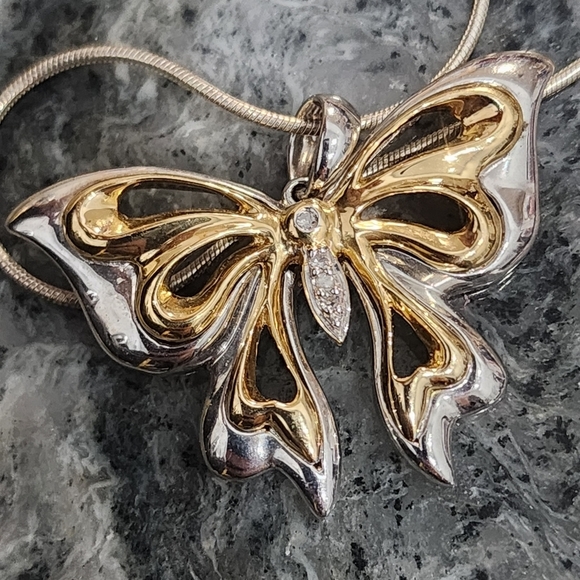 Coleman Butterfly Fine Jewelry 10k 12k 925 Bundle Ring Necklace Bracelet Size OS - Picture 5 of 14